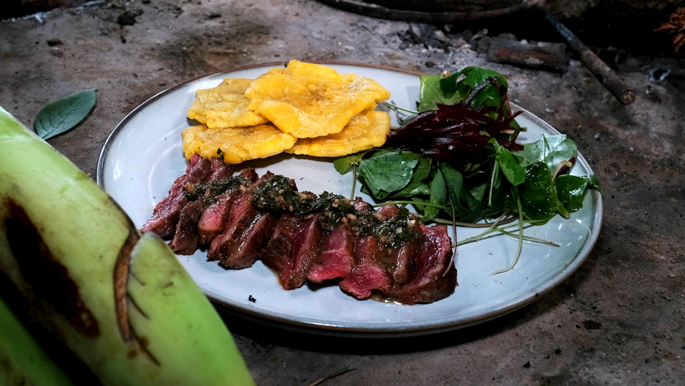 Lomo a la plancha con adobo de pechiche - La Favorita