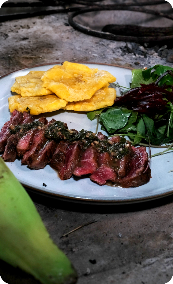 Lomo a la plancha con adobo de pechiche - La Favorita